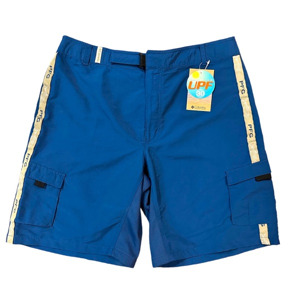 NEW Columbia Mens PFG Omni Dry Pompano Short Performance Fishing Gear NWT UPF 30 - Picture 1 of 16